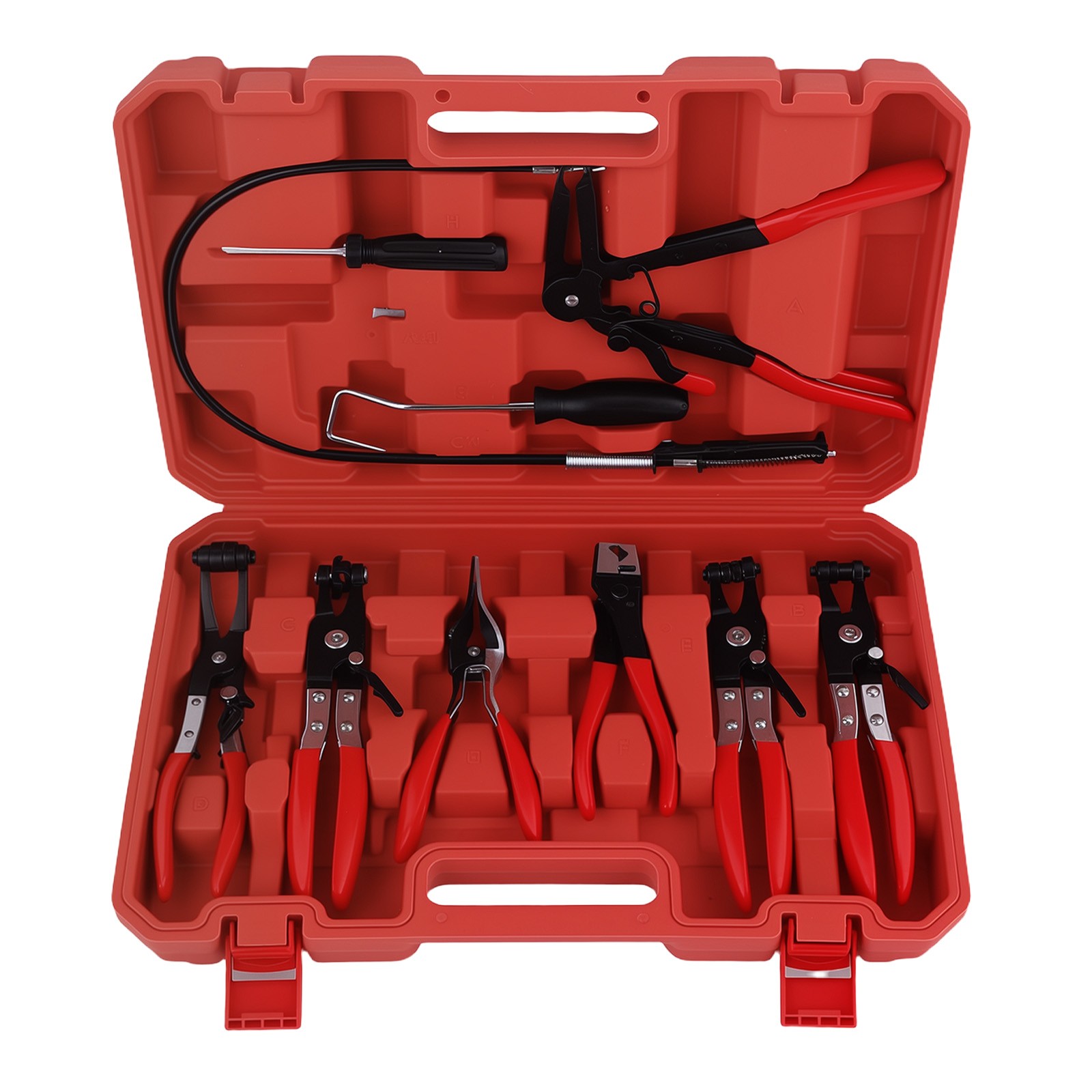 Fuel Line Pliers Hose Remover Set Fuel Filter Caliper Pipe Clamp Clip Disconnect