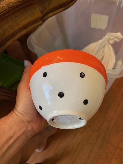 Ceramic Skull Head Bowl Pre Owned Unmarked Name Brand