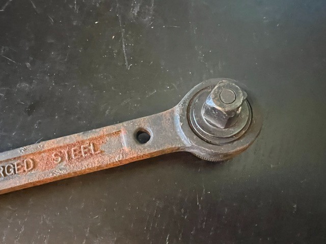 Drop Forge Steel Crescent Wrench/Ratchet Combo