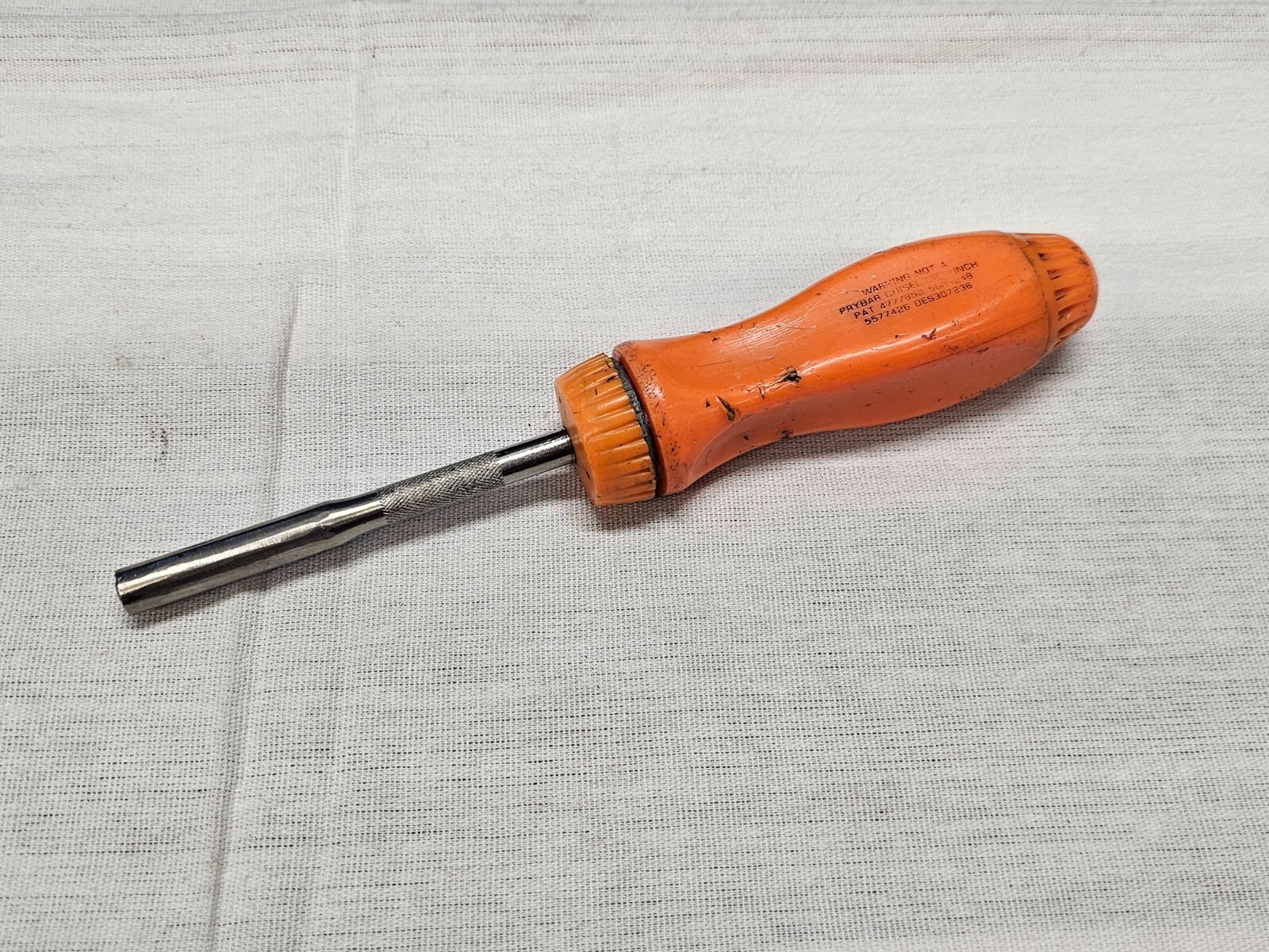 Snap-on Ratcheting Screwdriver Ratchet Bit Driver Orange SSDMR4B