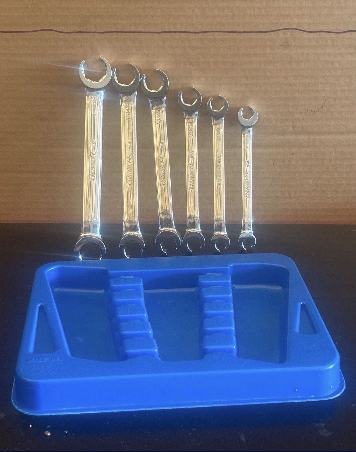 Cornwell Tools USA 6pc Metric BWFMP6ST 9mm to 21mm Metric Flare Nut Wrench Set