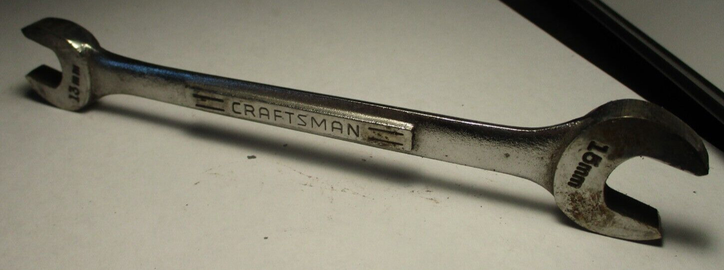 Craftsman 44507 Metric 13mm x 15mm Double Open End Wrench -VV- USA