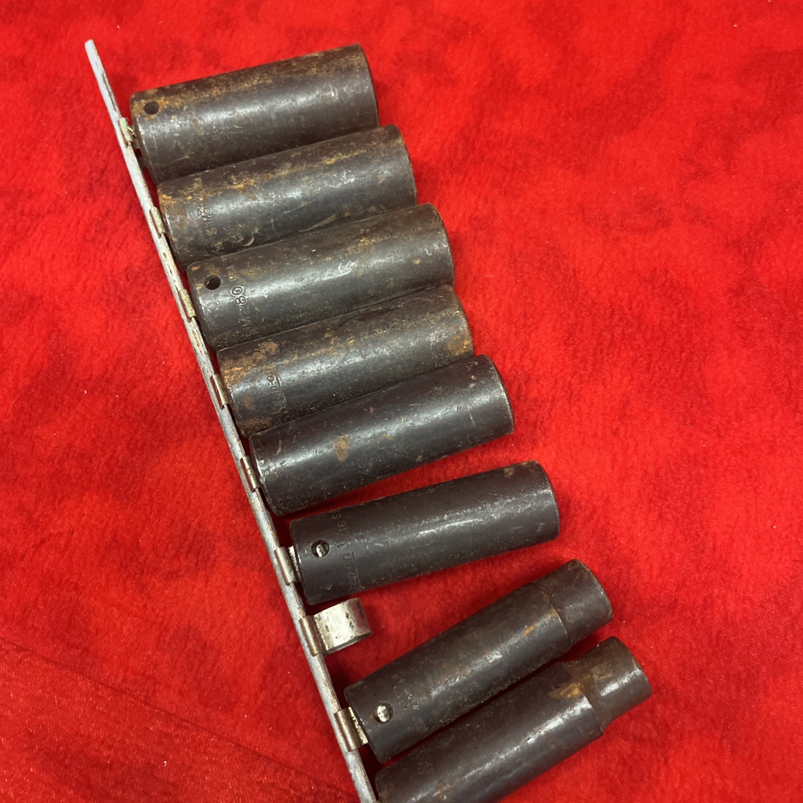 SNAP-ON TOOLS 8 PC DEEP IMPACT SOCKET SET SIM160 SERIES 1/2″ DRIVE – USA (k61)