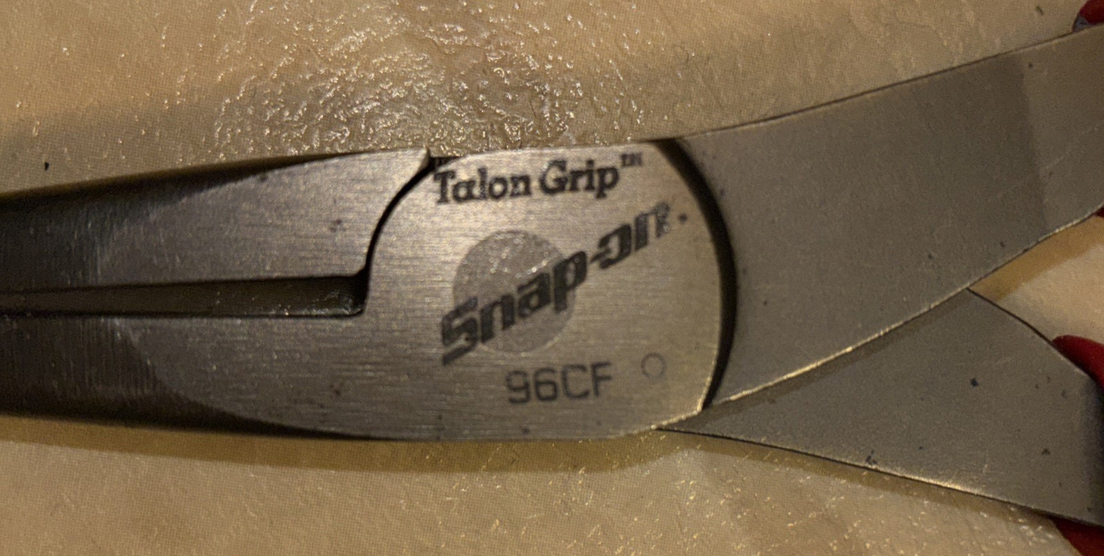 Snap-On 96ACF Talon Grip Red Needle Nose Pliers