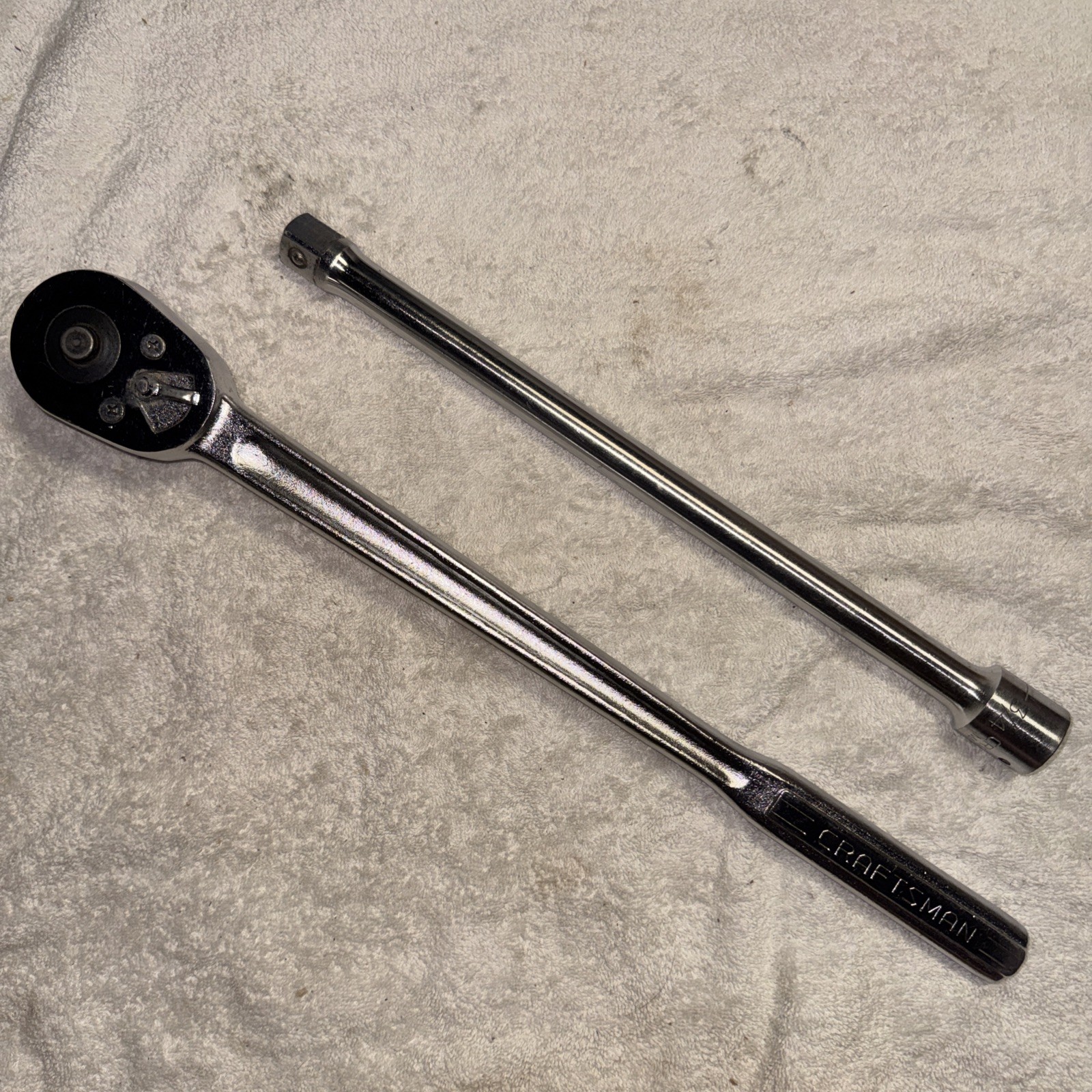 Craftsman 3/4″ 20″ Long Ratchet & 16” Extension – V 44804 & V 4442 Quick Release