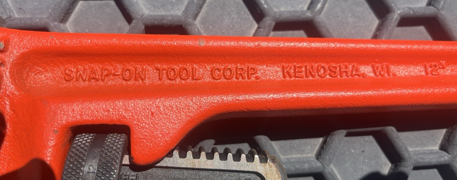 Snap On Tools Adjustable 12” Heavy Duty Wrench – PW12C New!
