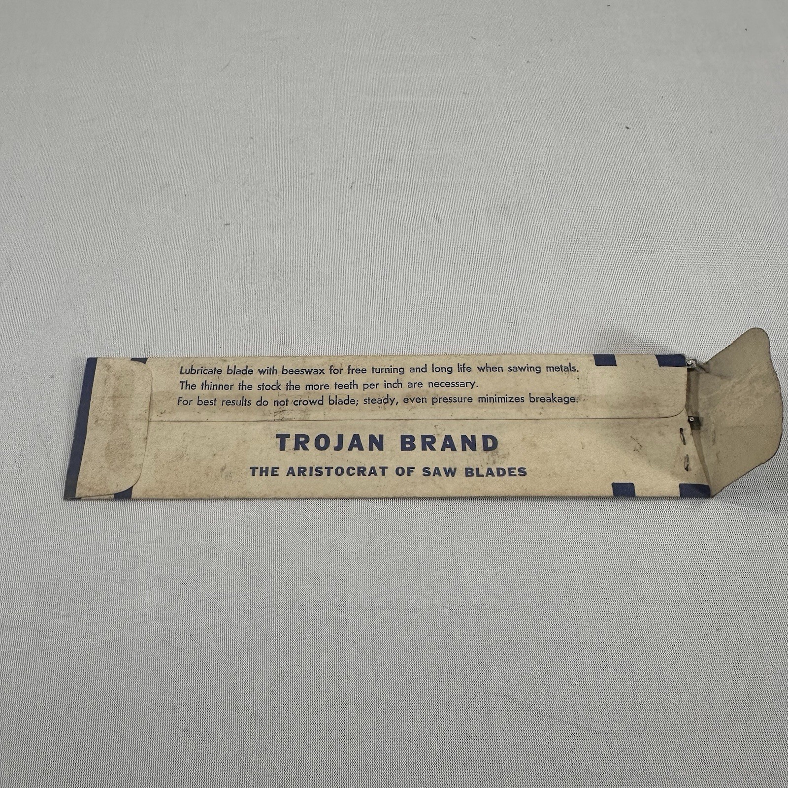 Trojan 11P Coping Saw Blades 6.5″ Pin Ends Fine Toothed 4pk