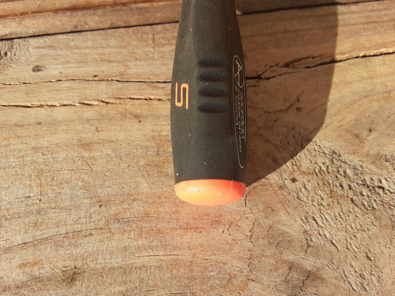 SNAP ON SGDP300 BLACK ORANGE SOFT GRIP HANDLE #0 PHILLIPS MINI SCREWDRIVER SGDP