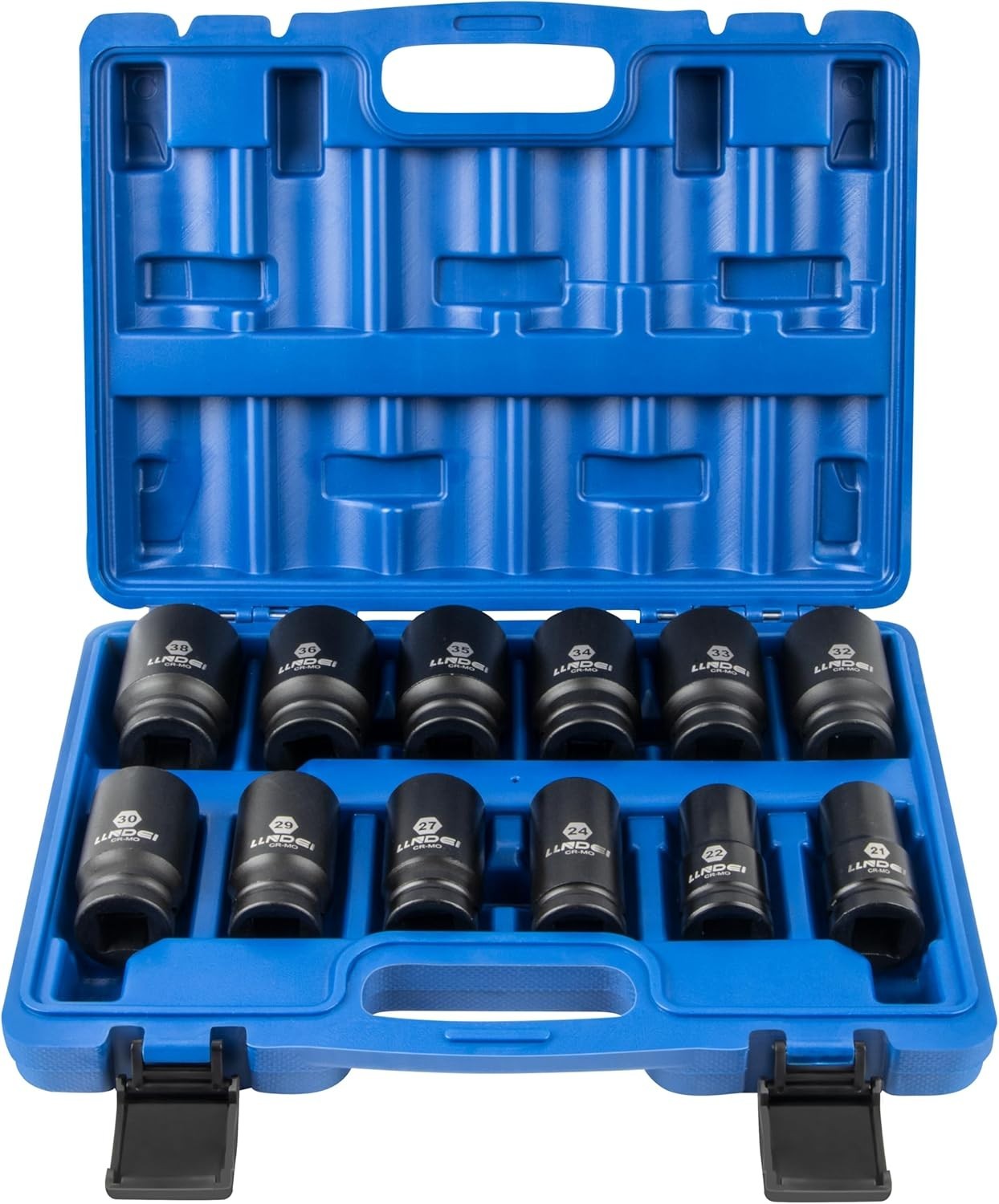 Pro 3/4 Drive Impact Socket Set 12pc Metric 21-38mm CR-MO Lifetime
