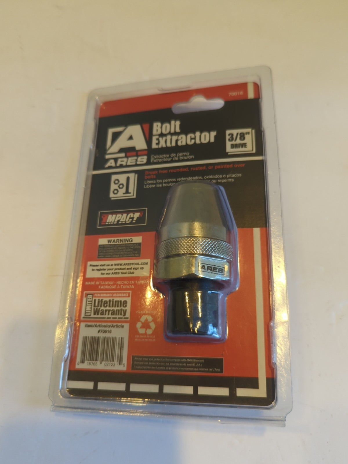 DAMAGED BOLT and STUD EXTRACTOR ARES 70016 «New In Original Package»