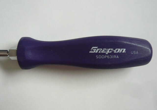 Snap-on SDDP63IRA RARE DARK PURPLE #3 Phillips Hard Handle Screwdriver [Used]