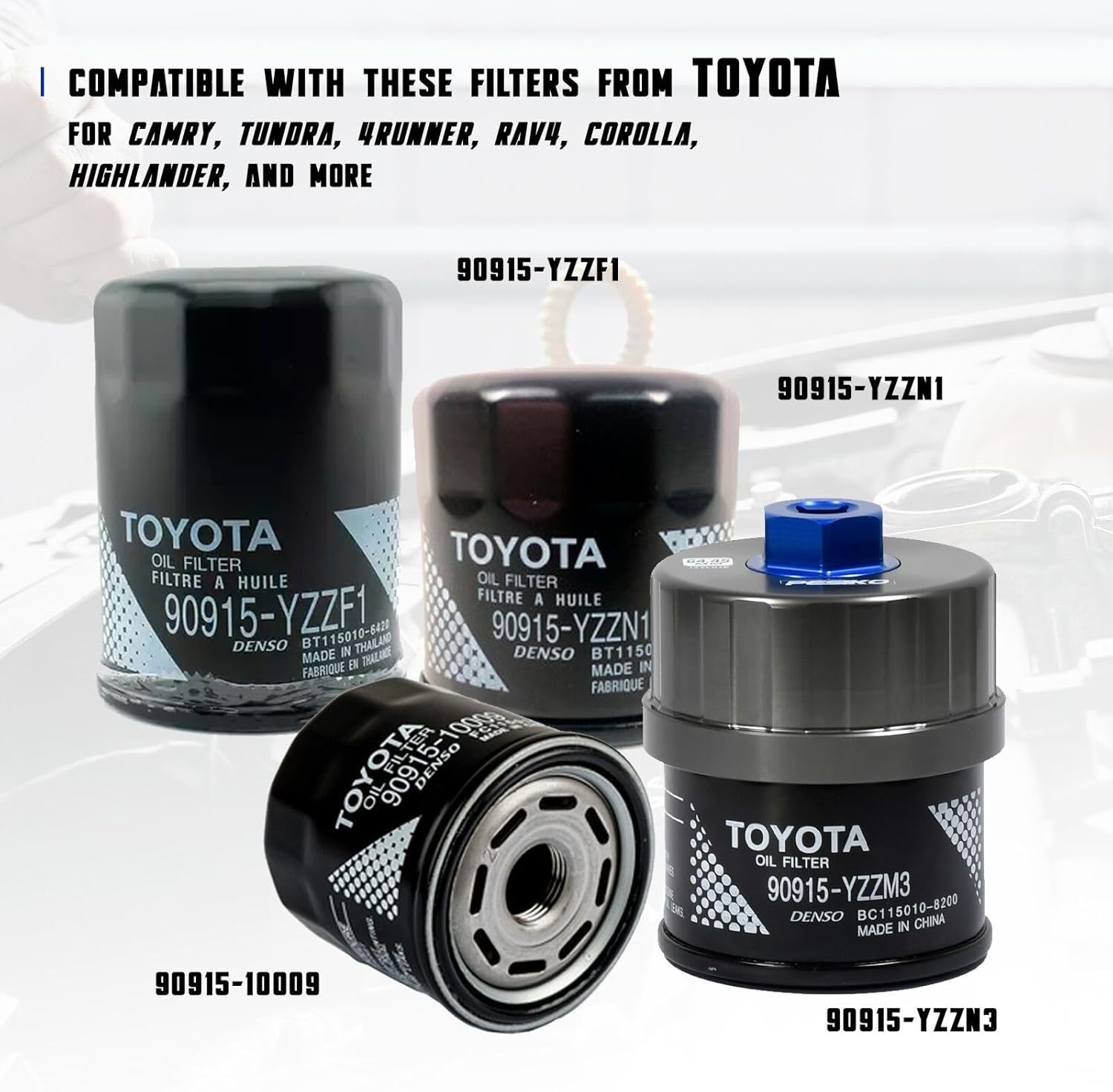 64mm 14 Flute Oil Filter Wrench for Toyota, Lexus and Scion, Precision Machin…