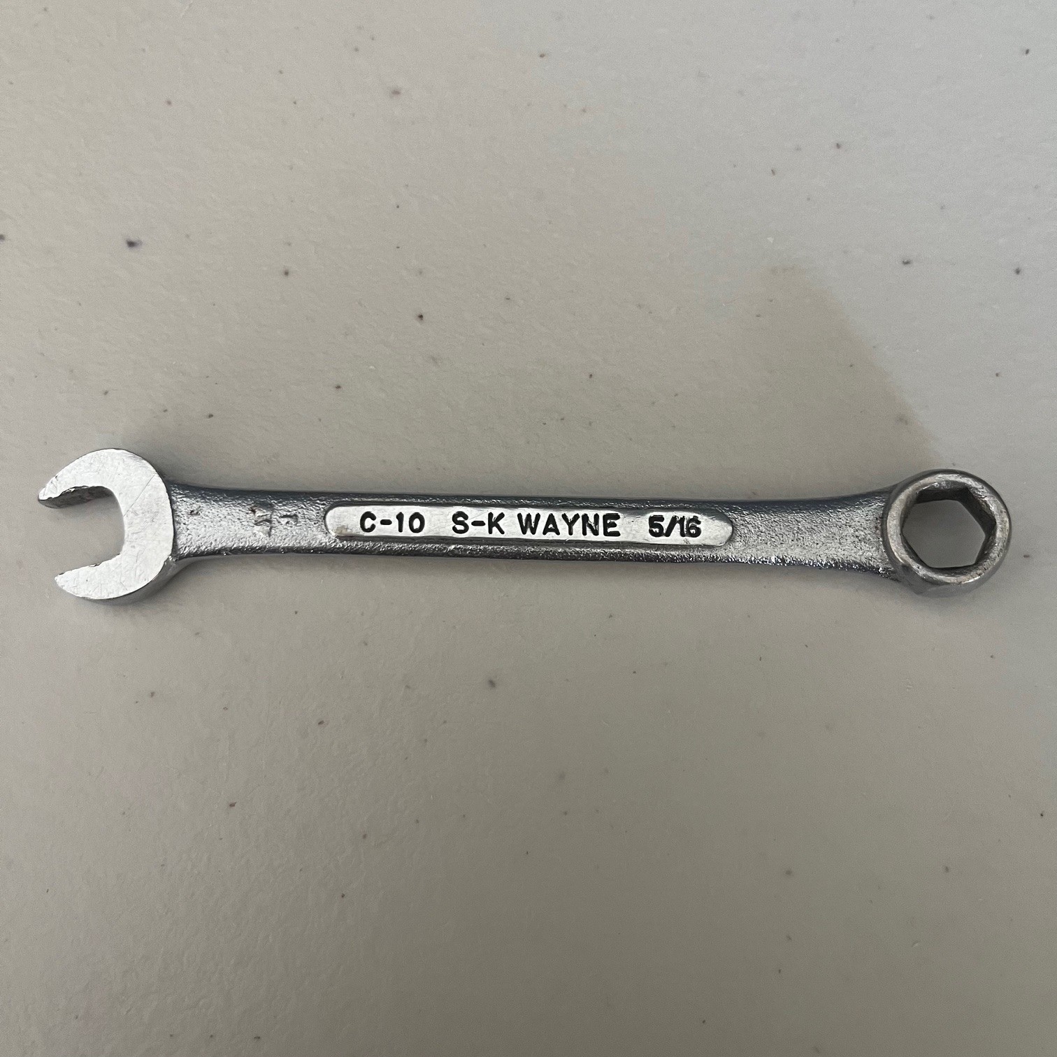 SK Tools 3 Piece 5/8 C-10, 3/8 C-12, 7/16 C-14, Combination Wrenches USA
