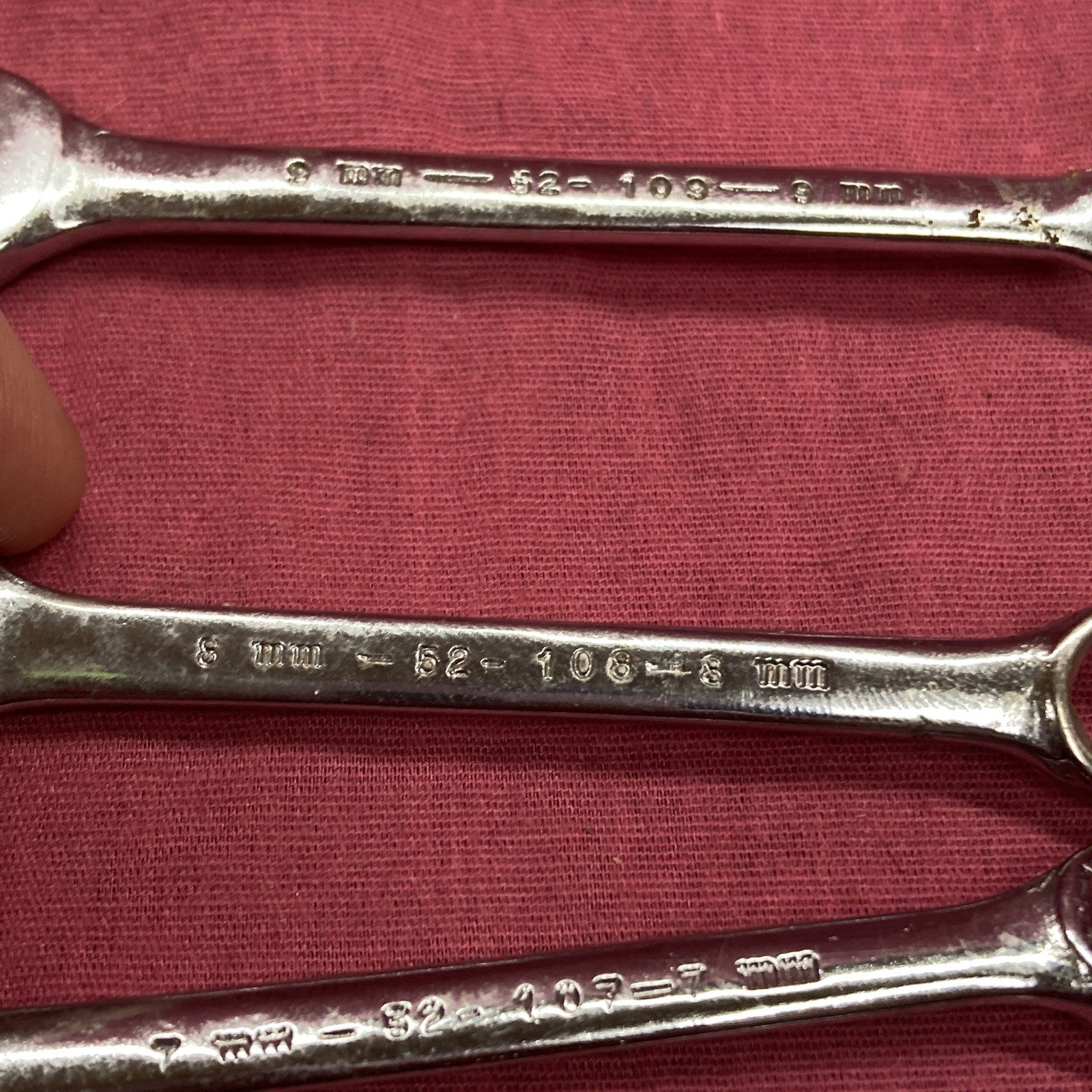 Armstrong Armaloy 5mm 5.5mm 7mm 8mm 9mm Wrench Set Lot Of 5