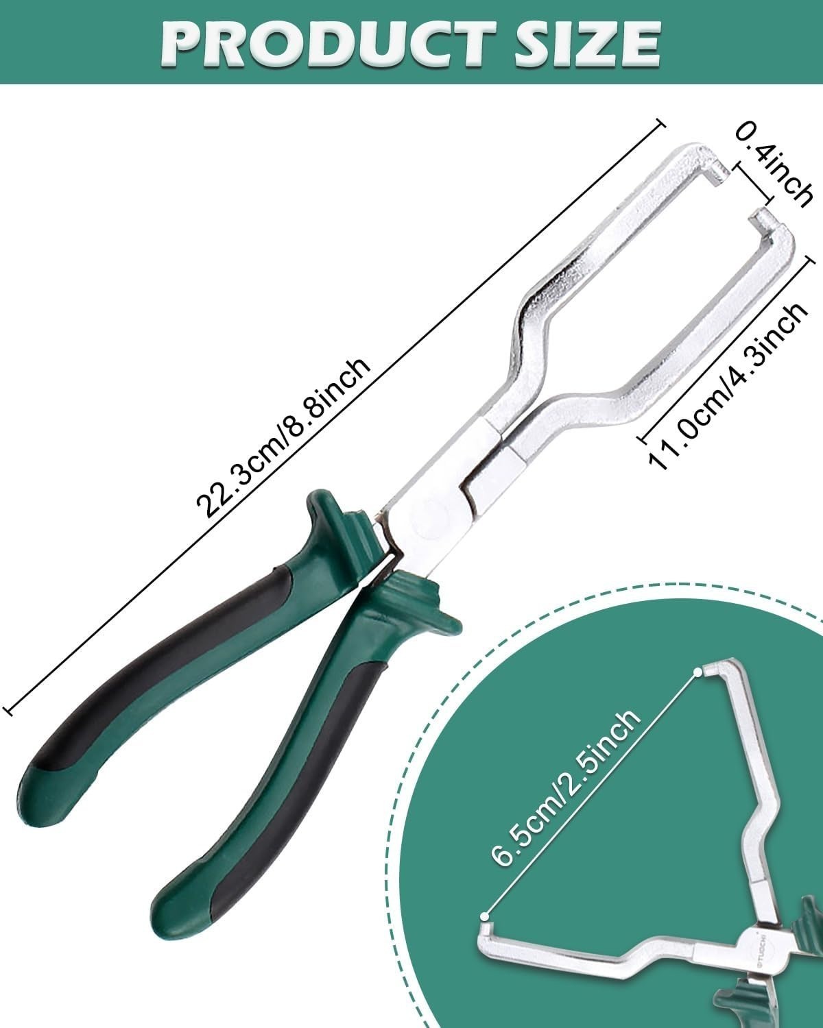 9 Inch Electrical Disconnect Pliers Fuel Line Clip Spark Plug Removal Repair USA