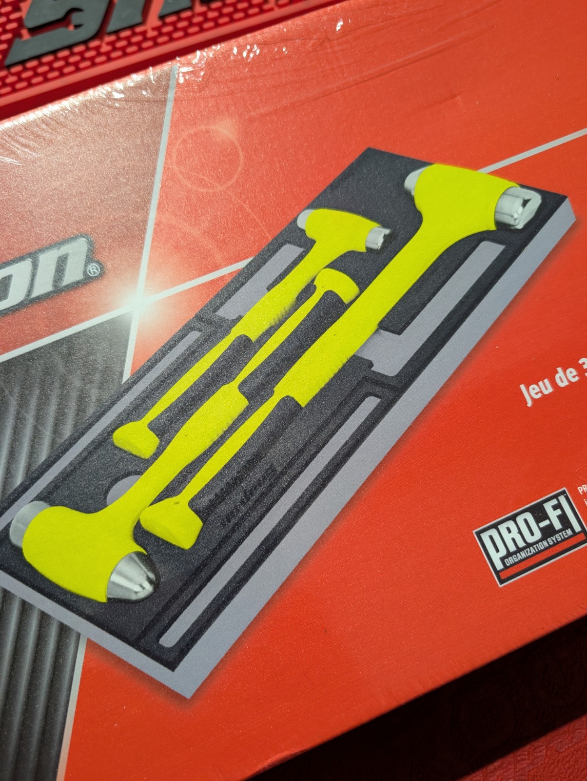 Snap On BRAND NEW #HBBD301DTFHV 3pc Ball Peen Soft Grip Dead Blow Set 16/32/56