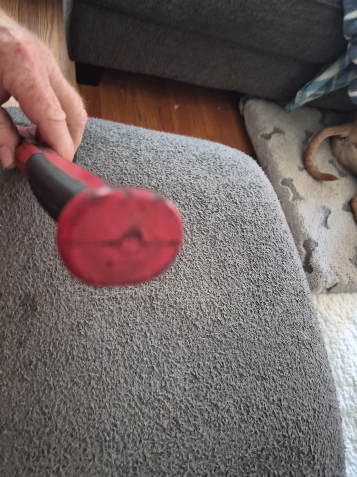 HBBD16 16oz Snap-On Dead Blow Ball Peen Hammer Red
