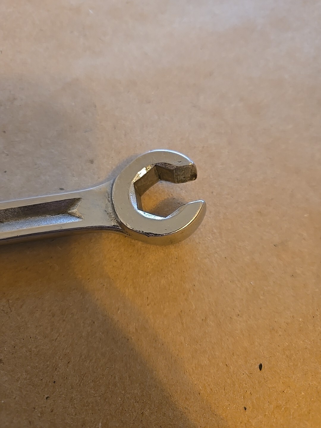 Snap On 1/2″-9/16″ Chrome Flare Nut End Wrench Read Ad RXV-1618-S