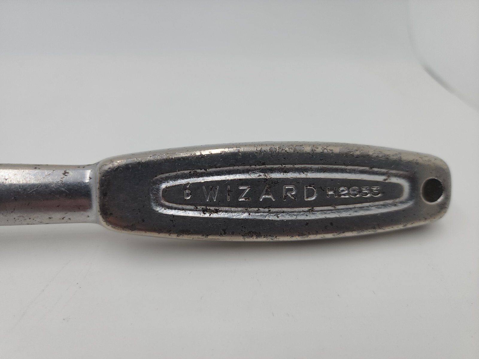 Vintage Wizard Forged in USA 1/2″ Drive Ratchet Model H2833 10-1/4 long🇺🇸🇱🇷