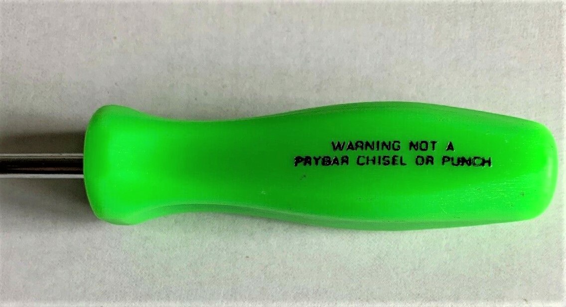 *NEW* Snap-On Tire Valve Core Removal Tool GREEN HARD HANDLE, TR107AG BRAND NEW!