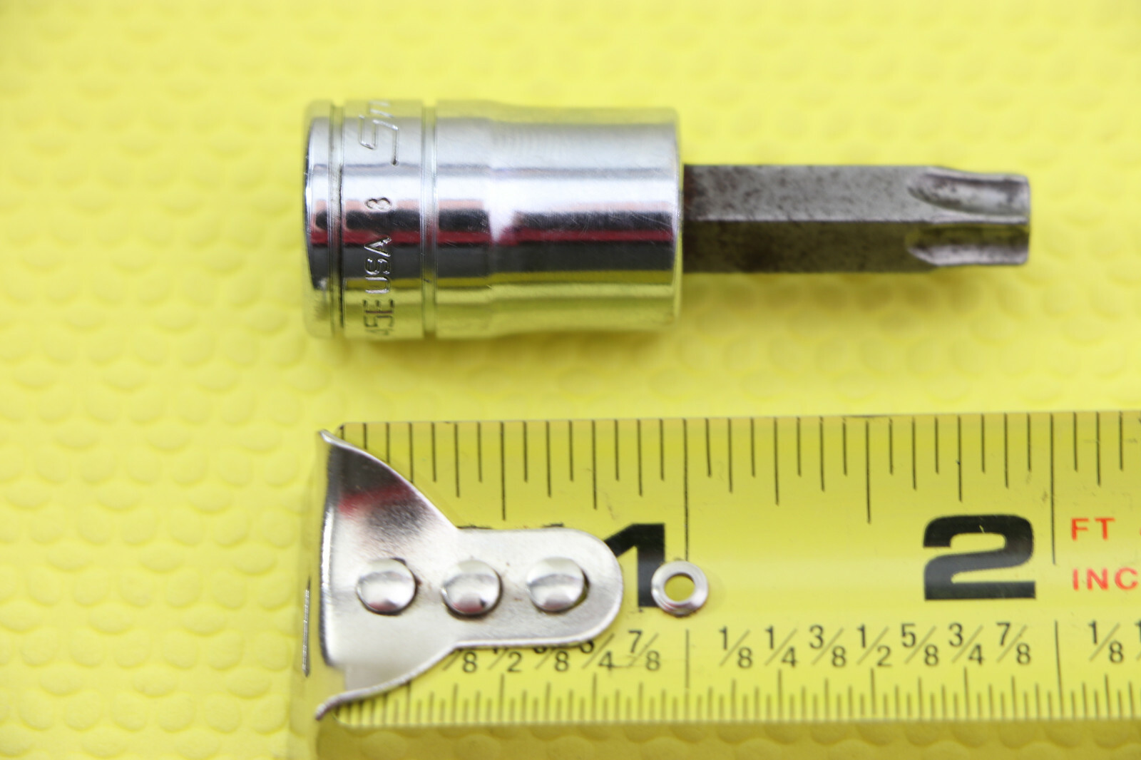 Snap-On 3/8″ Drive TORX® T45 Standard Bit Socket Driver FTX45E USA