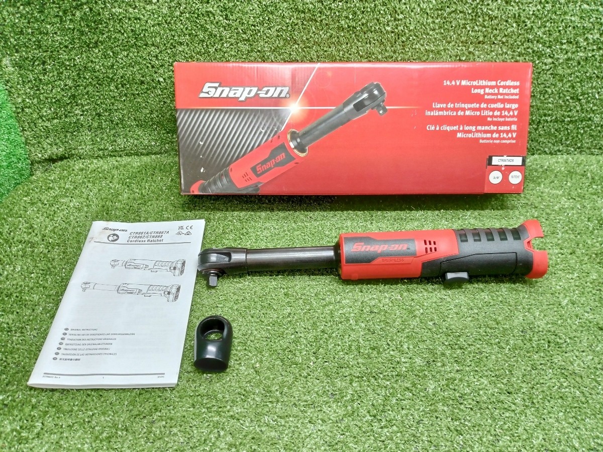 Snap-on CTR867ADB 14.4V 3/8in Drive Brushless Cordless Ratchet Used Body Only