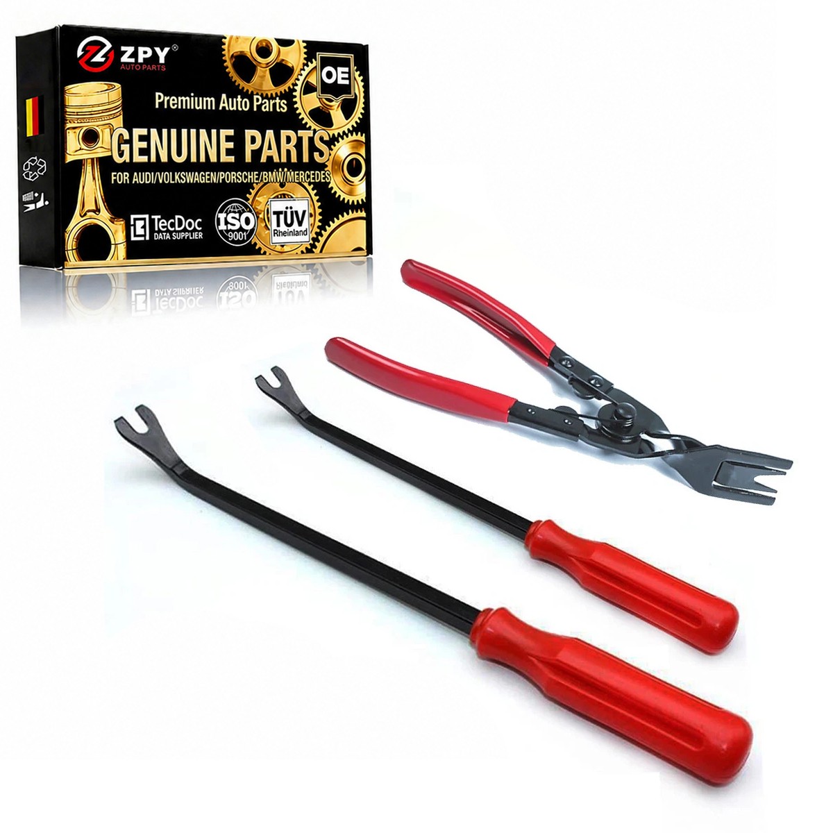 3PCS Auto Trim Clip Remover Tool Removal Pliers Fastener Door Panel Retainer Set