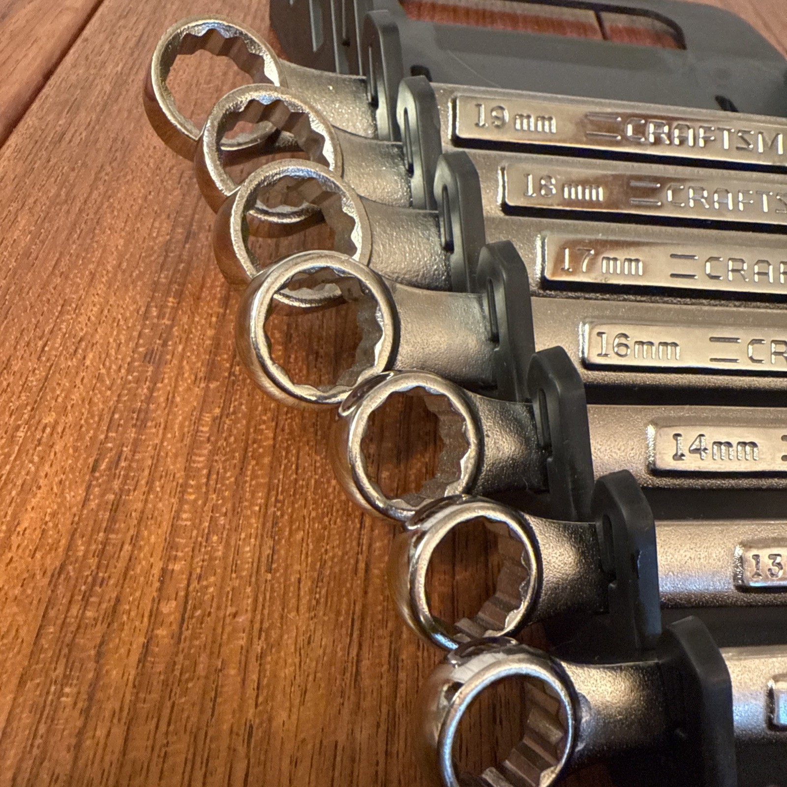 VTG Craftsman USA Metric Wrench Set 7mm-19mm V-Inverted -V VA 12pc