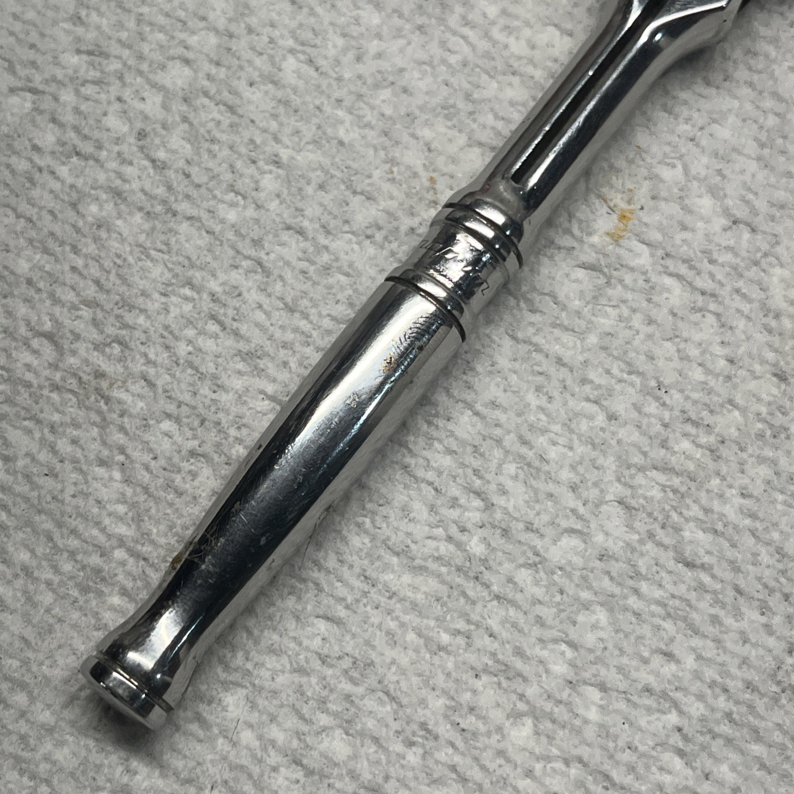 Vintage Snap-On Tools TM738 1/4″ Drive Swivel Flex Roto Head Ratchet Excellent