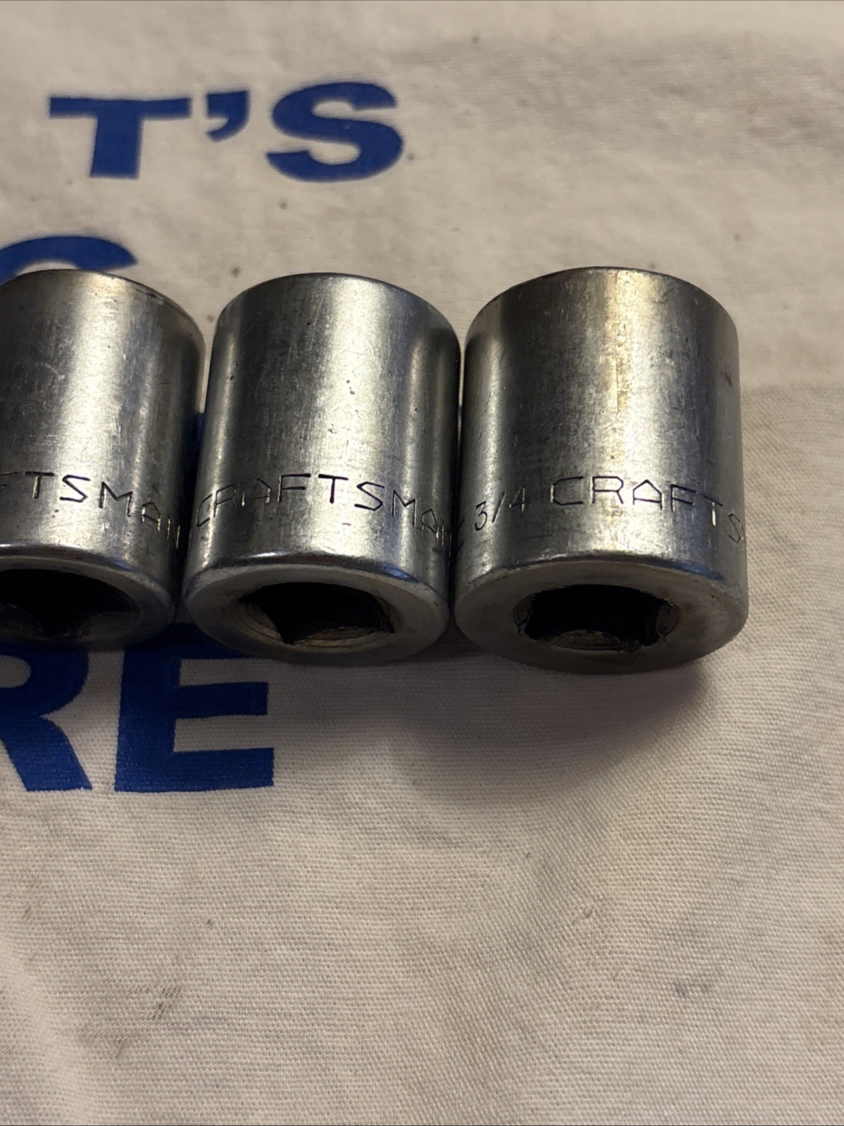 Craftsman USA 3/8″ & 1/2″ Drive 9pc Double Square Socket Set 1/4″-3/4″