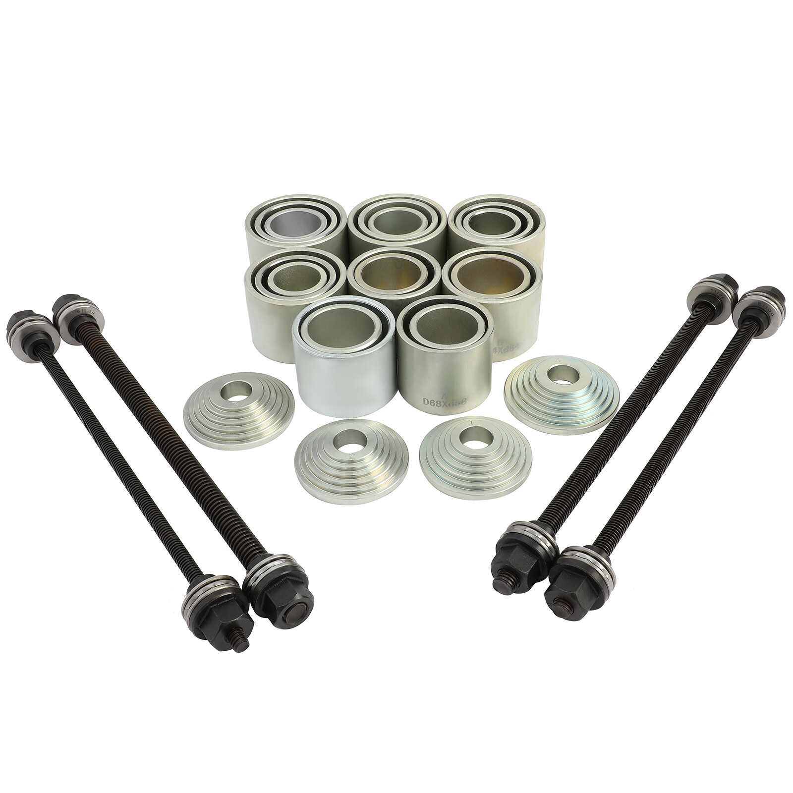 28Pcs Press Pull Sleeve Kit Remove Bearings Bushes Seals Garage Tool