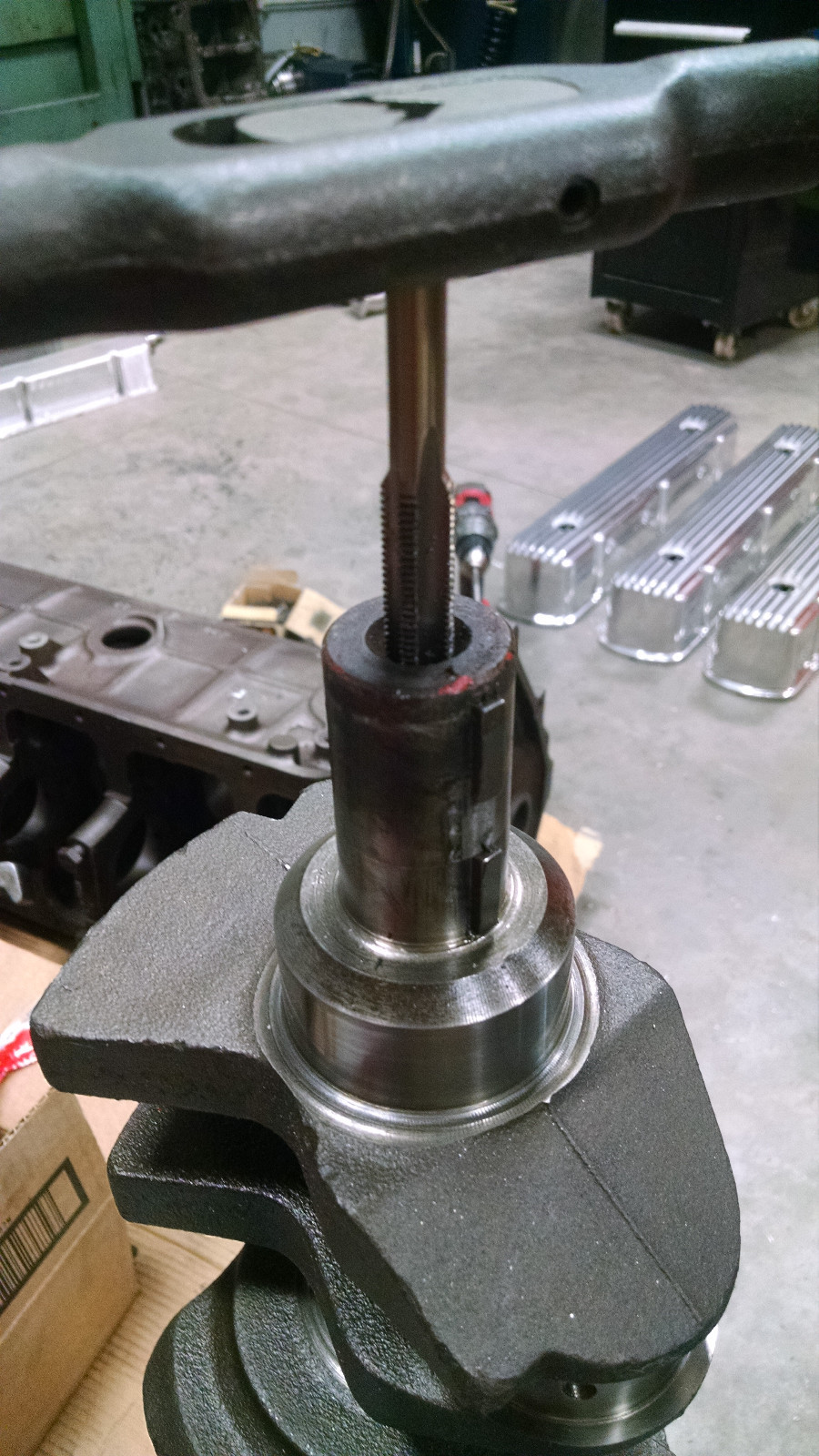Crankshaft Drilling Fixture Balancer bolt 283 327 250 235 261 230 348 409 Tool