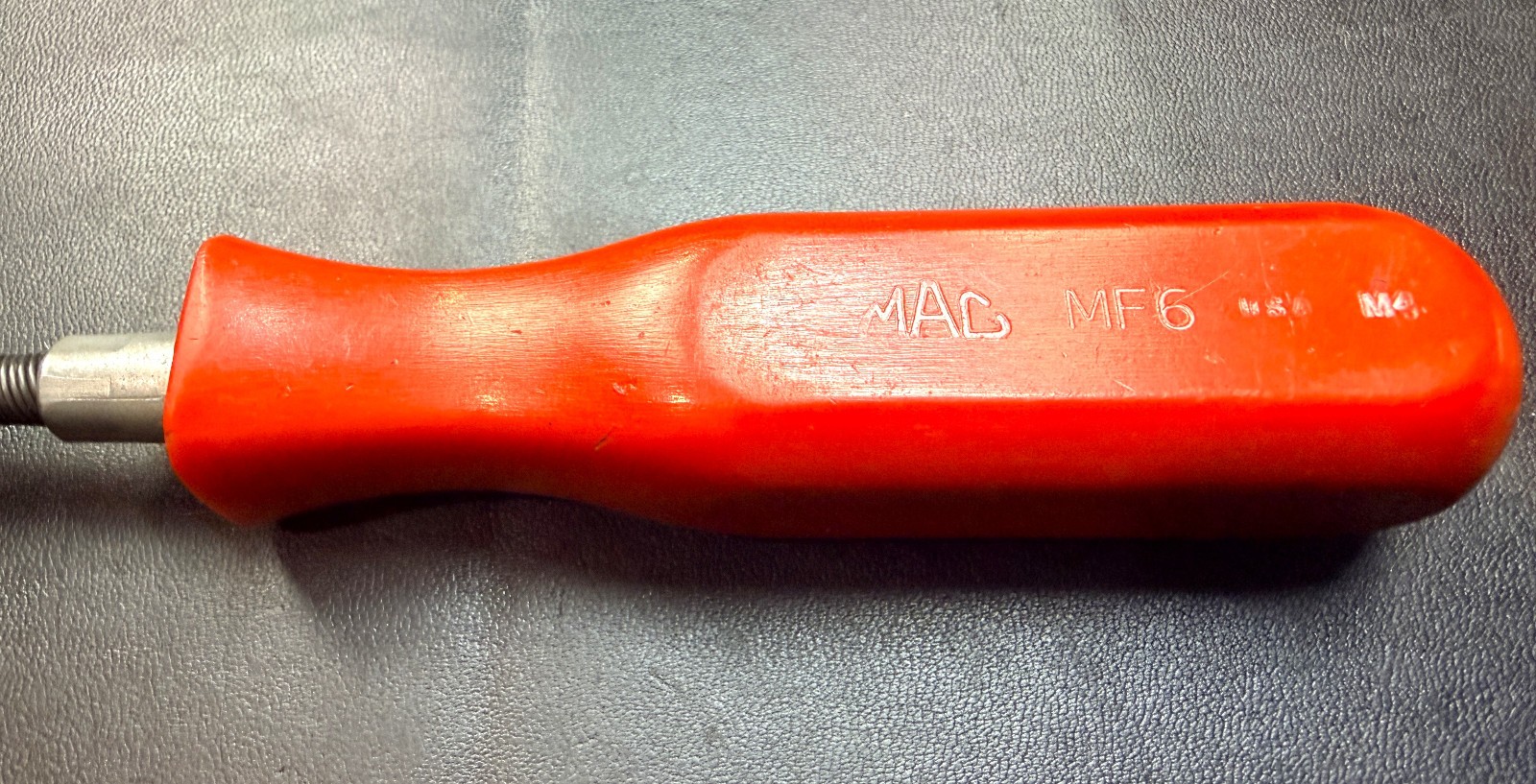 MAC TOOLS MF6 1/4-In. Drive Flex Shaft Socket Driver (Red) – USA (RARE)
