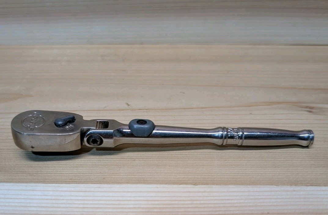 SNAP-ON 1/4″ TX72 Inch Ratchet Locking Flex Head USA MADE Vintage