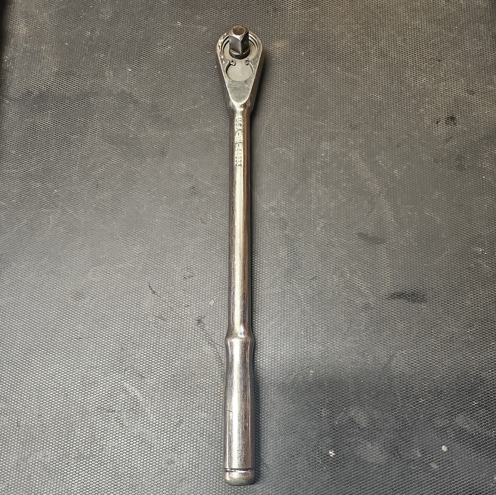 Vintage Craftsman Polished KAA 44833 3/8″ Long Handle Ratchet Made in USA