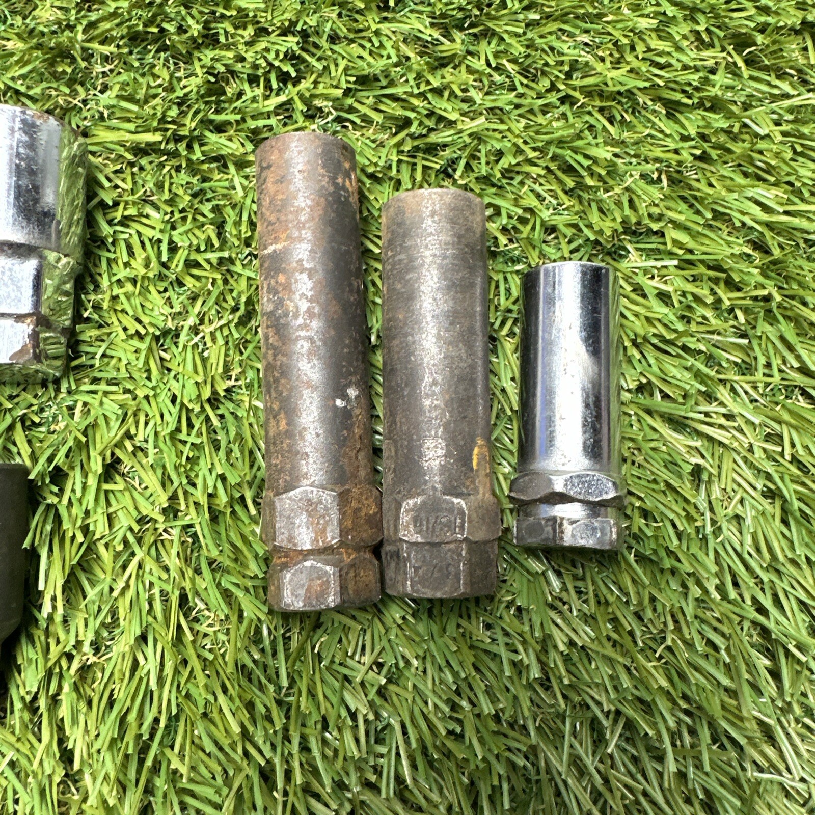 Lot of 22 Locking Lug Nut Removal Tools Assorted Some Marked Unknown Mechanics