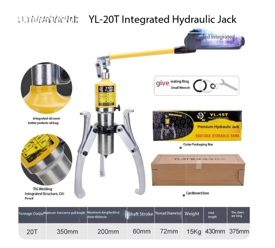 20T Hydraulic Puller with Two Claws and Three Claws Bearing Separator Tools