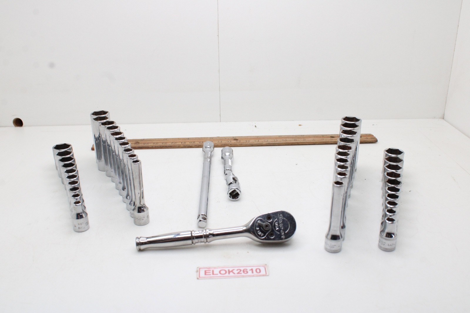 Snap-on 144TMPB 44 Piece 1/4″ Drive 6-Point Metric/ SAE General Service Set USA