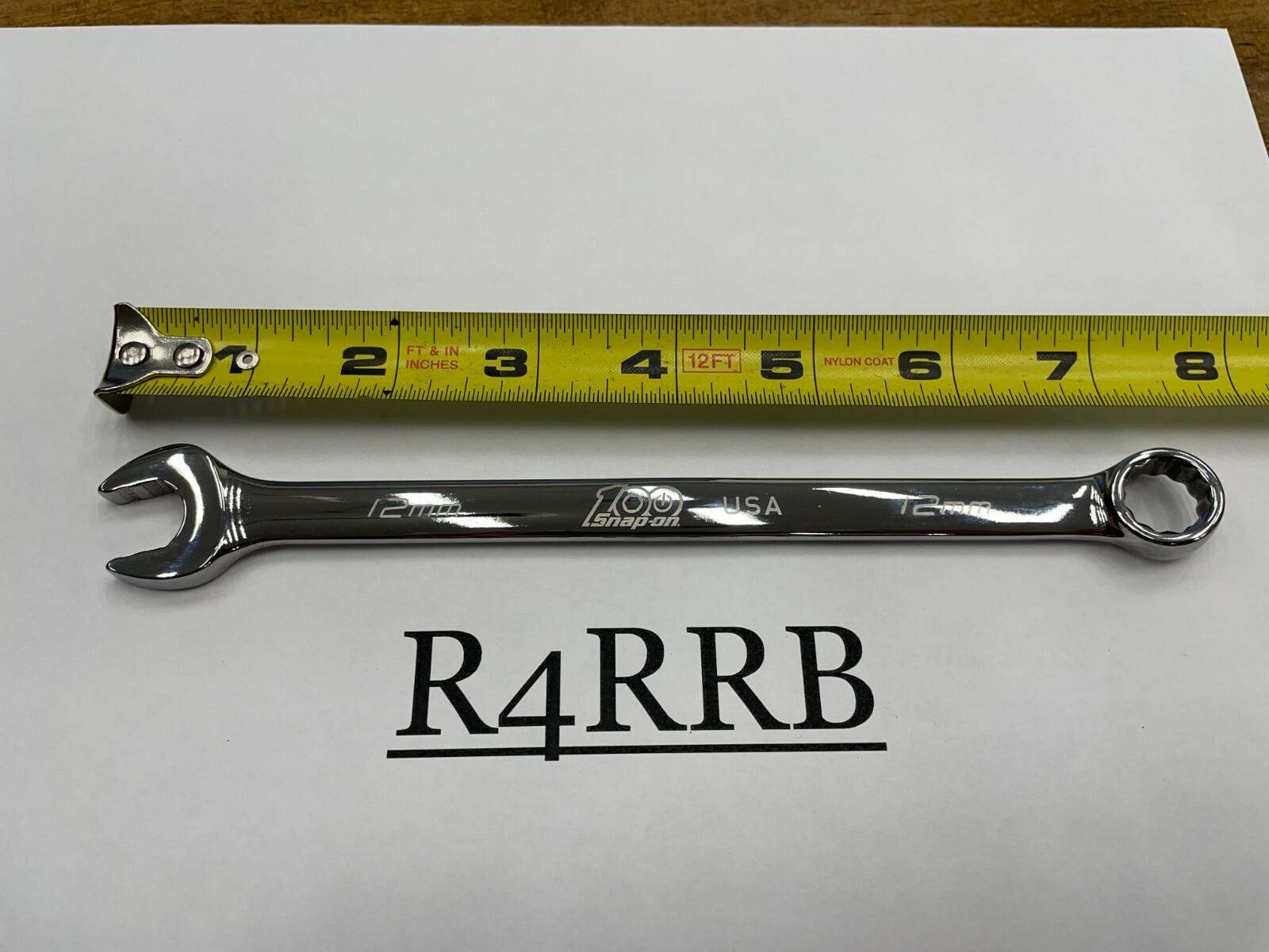 Snap-On Tools NEW 100th Anniversary 12mm Flank Drive PLUS Combo Wrench SOEXM12CE