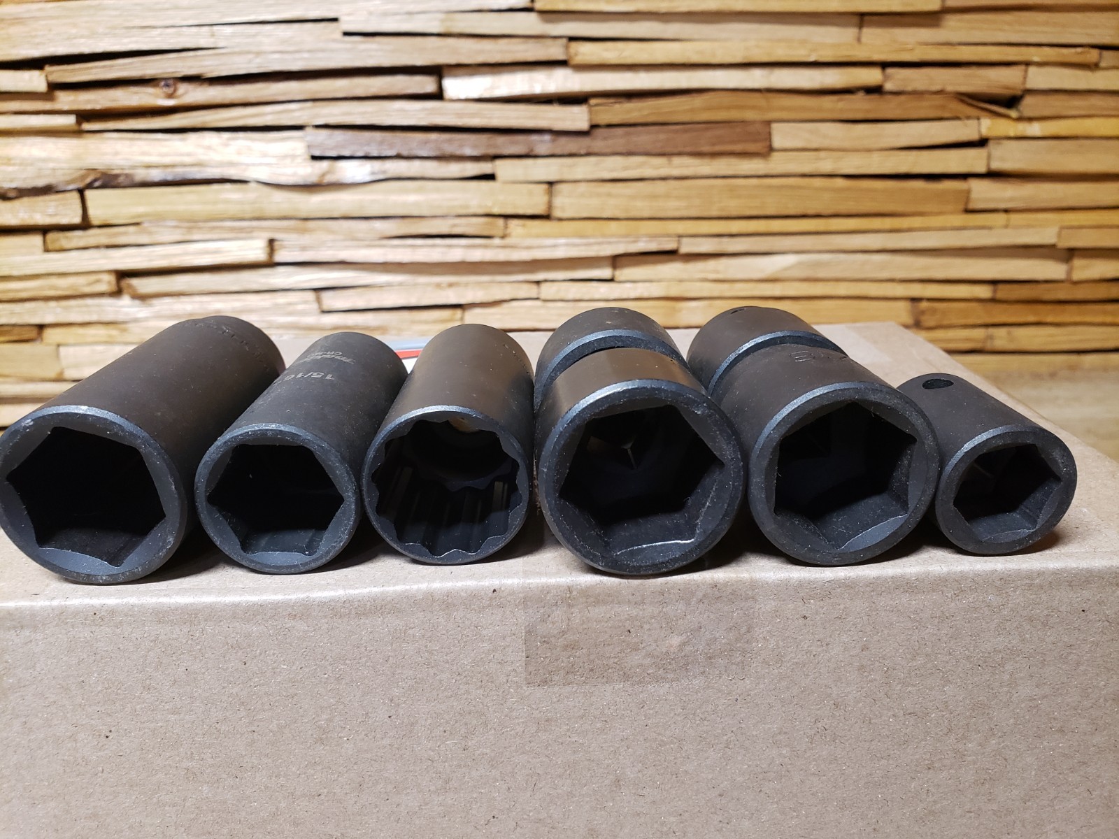 Deep Well & Standard Impact Sockets-(New-Qty. 8) Various Sizes-See Below