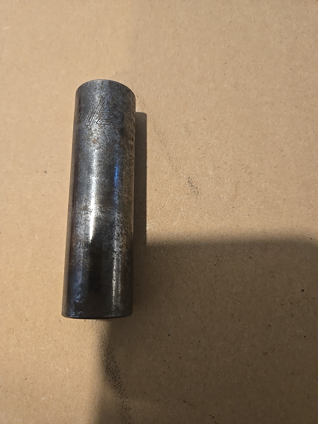 Snap On 1/2″ Drive 15MM 6PT Metric Deep Impact Socket USA Well Used SIMM150A