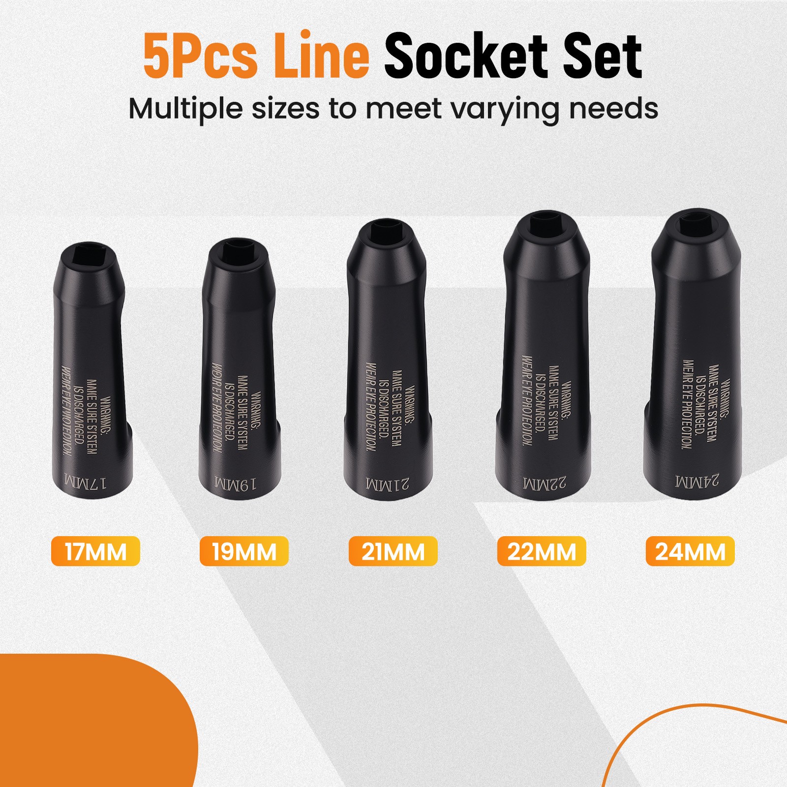 Line Socket Set 17-24mm for Audi A1 A3 A4 A6 BMW N54 N63 nox & soot sensors