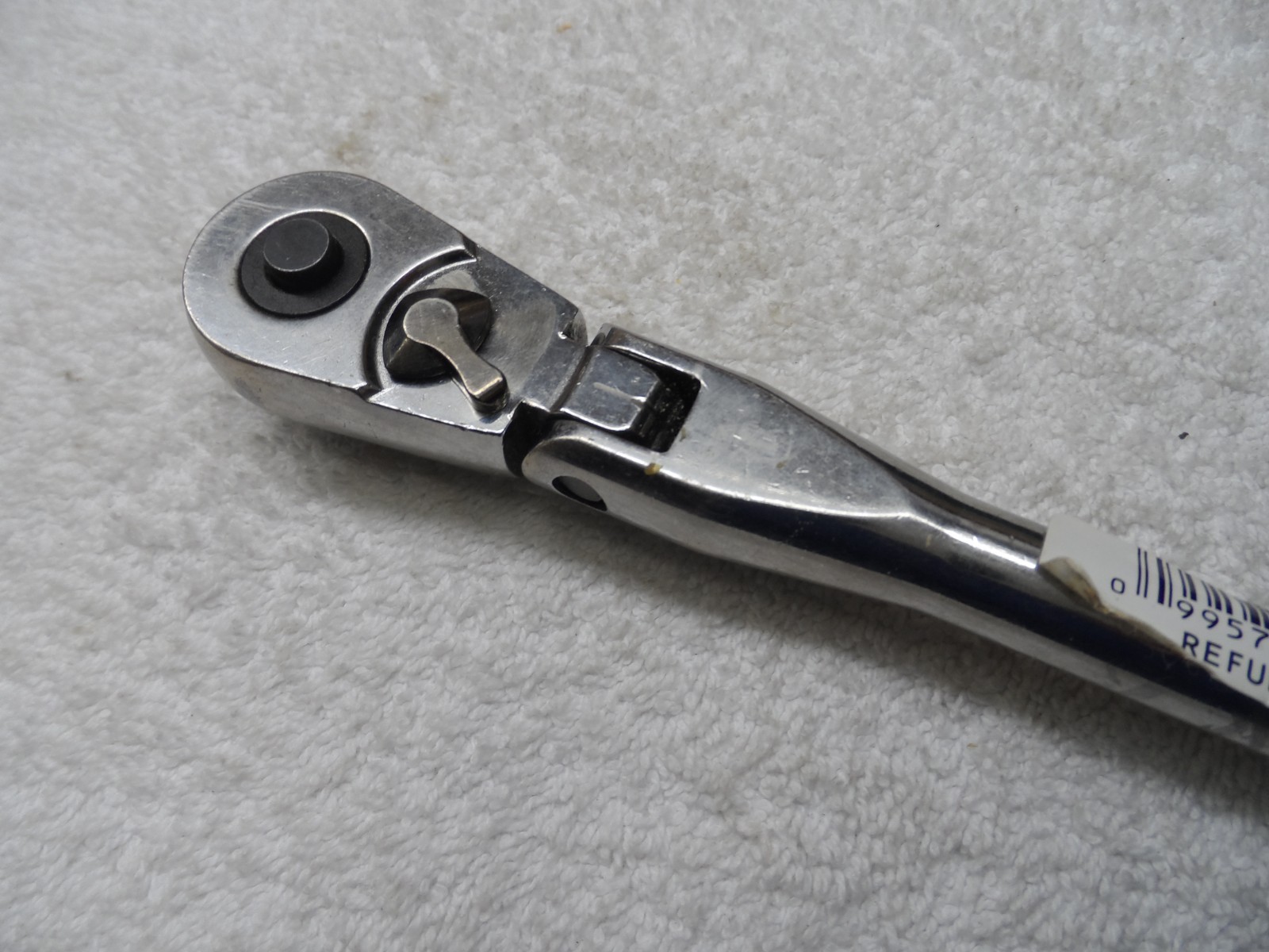 Craftsman 3/8 Drive Ergo Full Polish Flex Head Ratchet USA KZ PN 44836 (refurb)