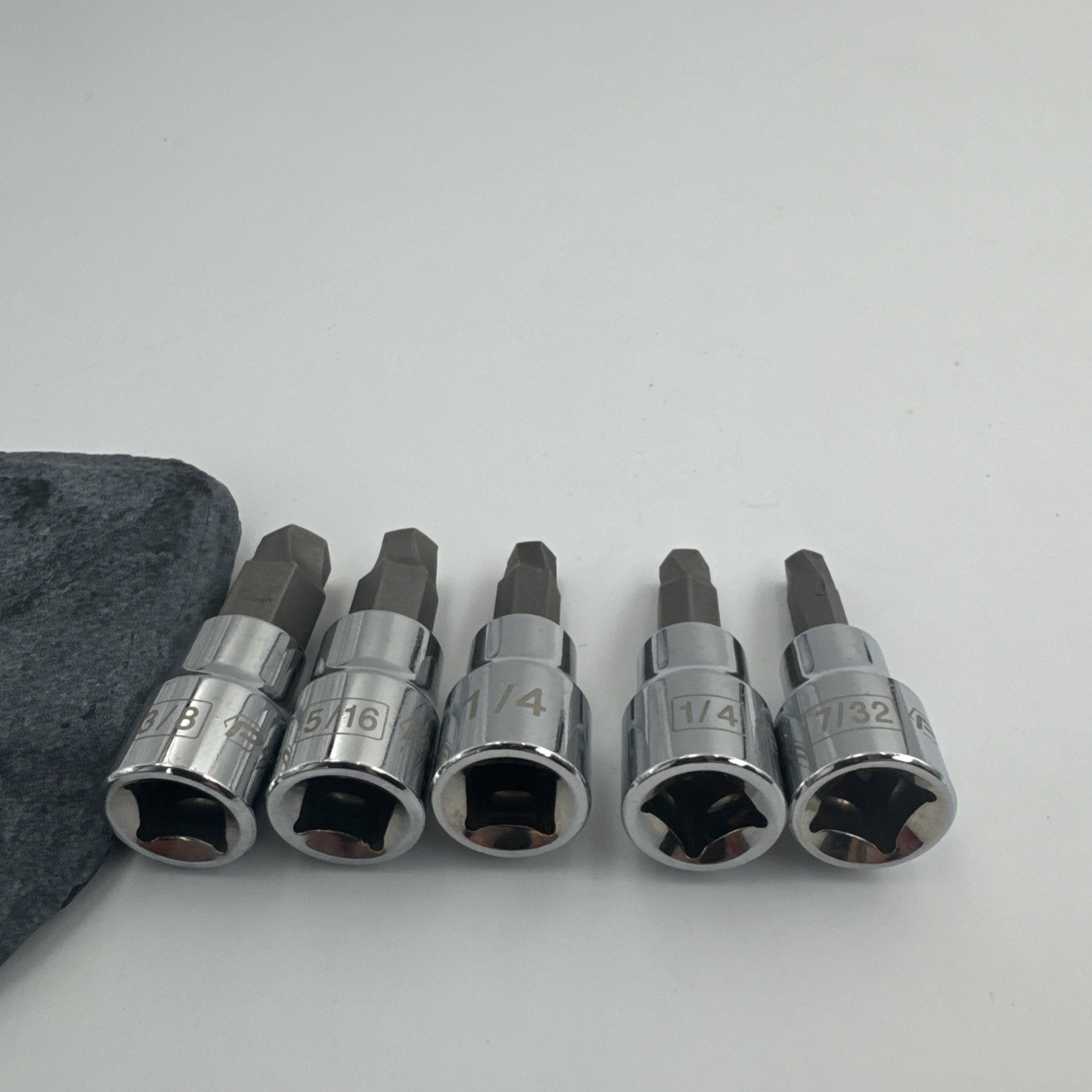 Powewrbuilt SAE Metric 16pc Lot Bit Torx Sockets see photos for sizes