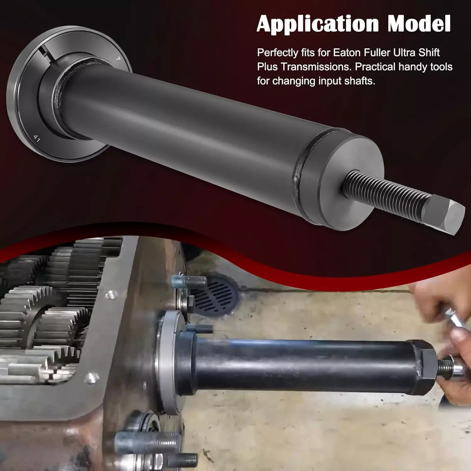 Eaton Fuller Input Shaft Bearing Puller Tool for 1 3/4″ & 2″ shafts
