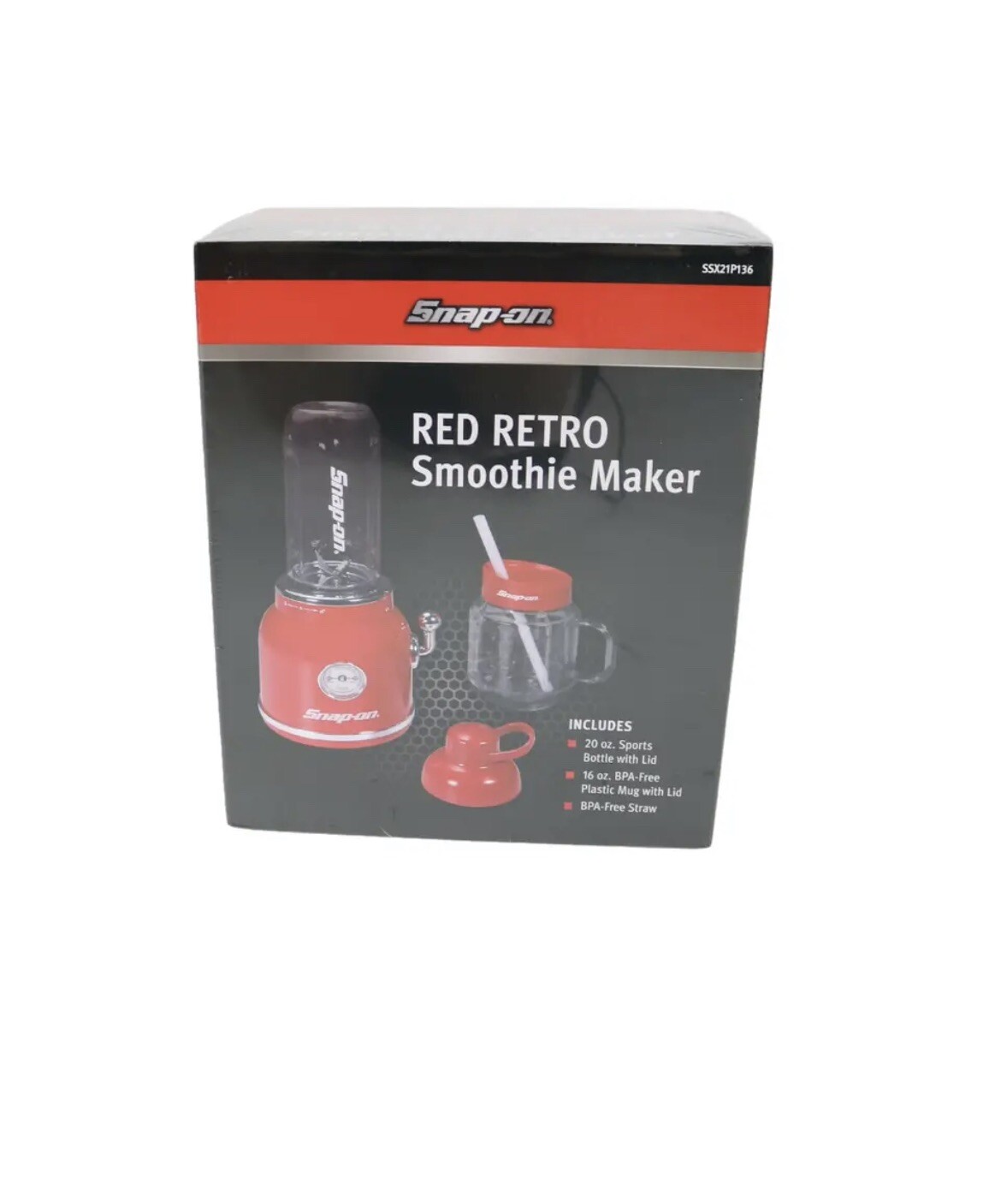 Snap on Collectibles Red Retro Smoothie Maker SSX21P136. NEW IN SEALED BOX