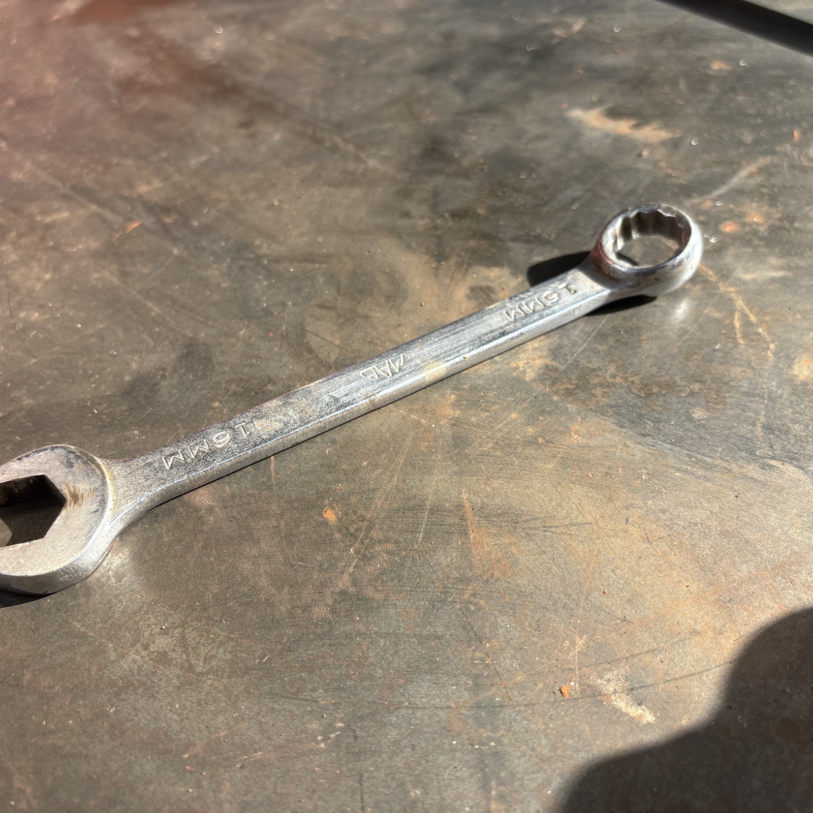 Mac Tools M16CW 16mm 12 Point Combination Wrench Owner Marking