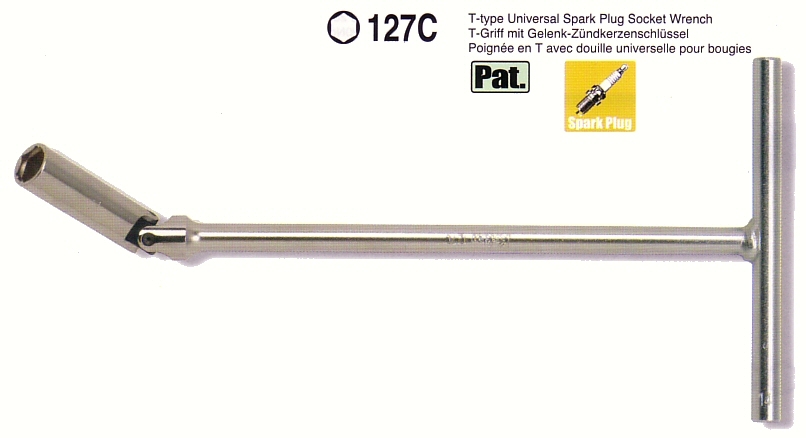 Koken T Bar Spark Plug Socket 18mm A/F Universal Joint