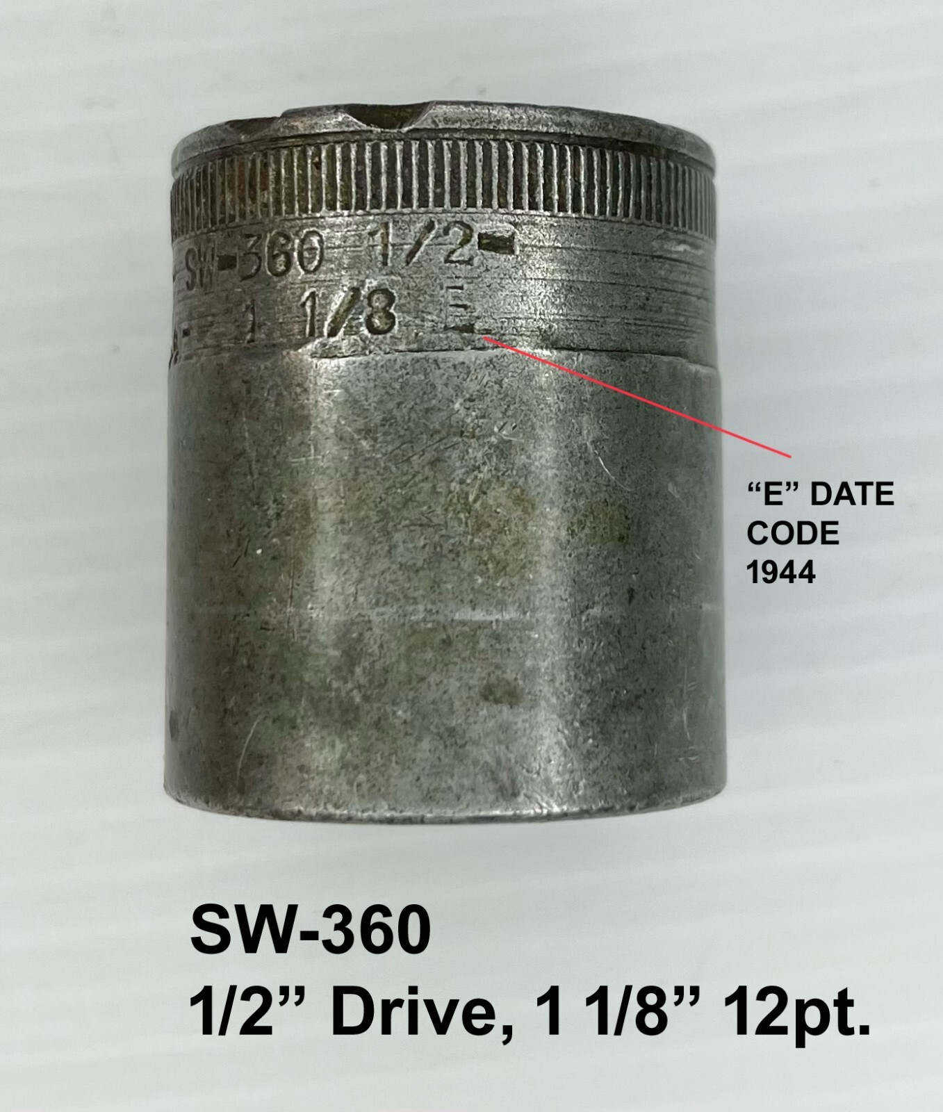 SNAP ON TOOLS ASSORTED 1/2″ DRIVE SOCKETS – USED & VINTAGE DATE CODED