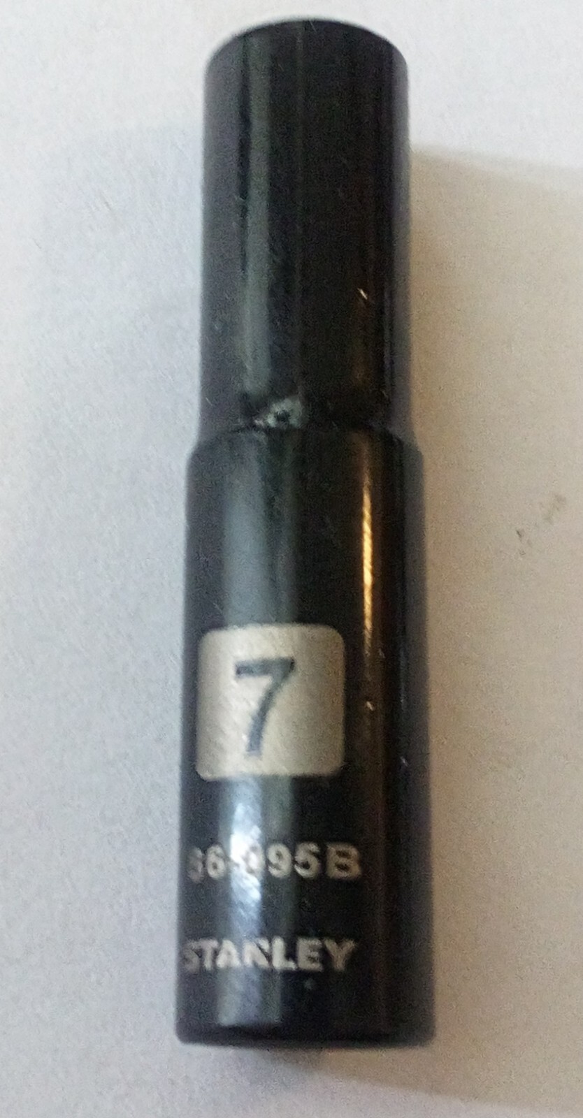 Stanley 7mm x 1/4″ Deep Socket 86-095B Black Chrome 6 Pt Free Shipping